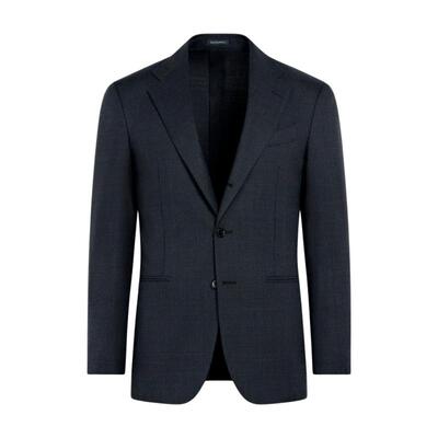 SUITSUPPLY藏青色羊毛西装上衣