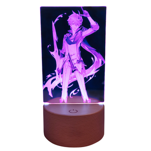 达达利亚周边发光立牌小夜灯电竞氛围灯摆件原神手办同人游戏礼物