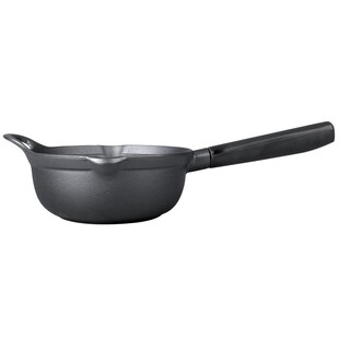 出口日本20cm小炒锅铸铁锅一人食不粘锅燃气电磁炉单人炒菜锅家用