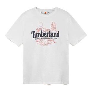 天伯伦TIMBERLAND添柏岚夏季男士休闲印花图案纯棉短袖圆领T恤衫