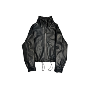 黑色复古皮衣外套女2025新款超火立领皮夹克酷飒风短款流行小个子