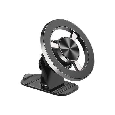 汽车载手机支架重力磁铁吸盘粘贴卡扣式360度旋转导航仪表台用通
