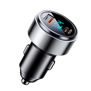 车载充电器超级快充手机点烟器一拖二转换插头快速车充插座汽车用