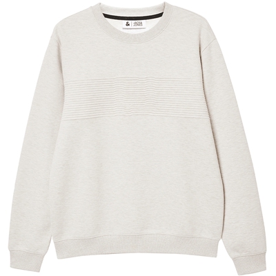 【商场爆款】杰克琼斯男装美式立体绣卫衣圆领长袖上衣225333028