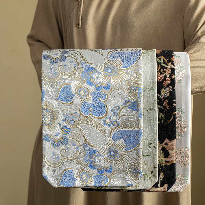 青己茶席中式刺绣加厚配件隔热茶桌家用旗泡干垫子桌防水布茶道