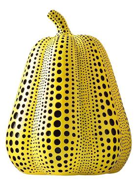 抽象艺术万圣节波点南瓜摆件