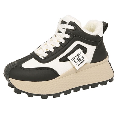 冬季加绒保暖防滑高帮女鞋