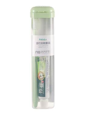 外出户外旅行便携一次性洗漱套装牙刷牙膏漱口杯收纳盒行李箱神器
