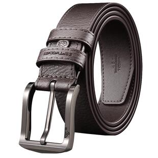 七匹狼针扣皮带男款真皮男士腰带2025新款潮年轻人纯正品牛皮裤带