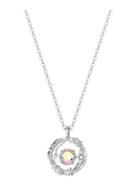 卡蒂罗心动守护项链女2高级感轻奢小众纯银锁骨链生日礼物送女友