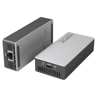 兮克usb4网卡雷电3雷电4转10G万兆网卡SKN-U410GT雷电口TRJ45转接器转网线口雷电拓展坞Thunderbolt