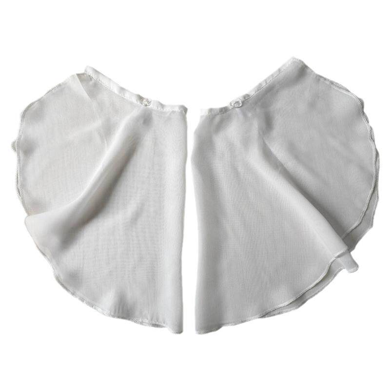 喇叭袖遮粗手臂夏季黑色遮肩短袖配吊带可拆卸假袖子婚纱礼服配饰