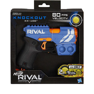 孩之宝NERF热火竞争者系列蛟龙发射器男孩户外对战软球弹玩具枪