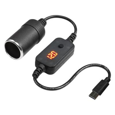 拓振Typec转点烟器线可调电压