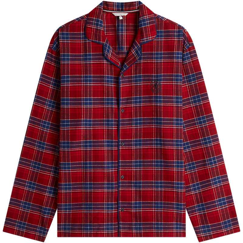 Tommy男装法兰绒格纹家居服套装