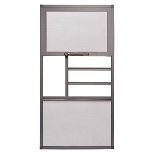 金刚网纱窗定制三段式推拉铝合金不锈钢高清网防蚊免钉纱窗网自装