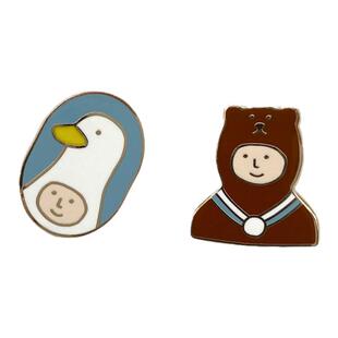 韩国 Circus Boy Band 剧场系列胸针 森林熊与池塘鸭 CBB创意徽章