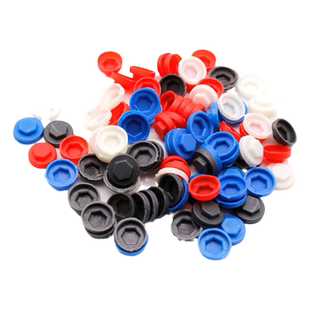 外六角钻尾螺丝防水帽燕尾自攻自钻螺钉塑料保护盖帽宽沿M8M9