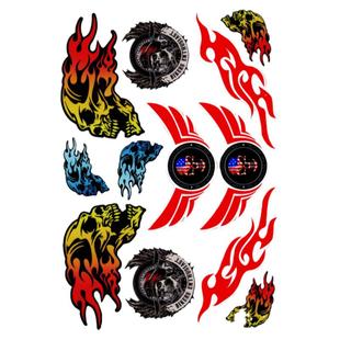 赞助商贴花反光摩托车贴纸电动车机车改装装饰罗西贴画后备尾箱贴