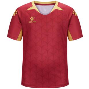 KELME卡尔美出征系列儿童短袖训练服夏季足球运动上衣透气跑步T恤