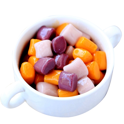 芋圆烧仙草搭配手工大汤圆星芋