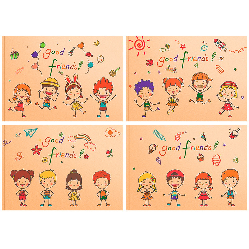 8本图画本a4画画本小学生一年级