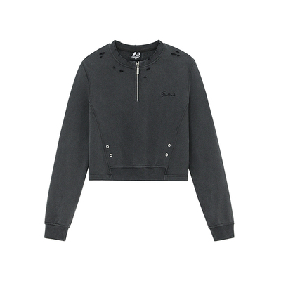 FORNINES复古做旧情侣卫衣