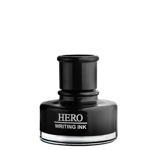英雄墨水钢笔墨水学生用440高级非碳素纯黑色钢笔字帖练字墨水不堵笔速干极黑教师专用墨水50ml官方授权
