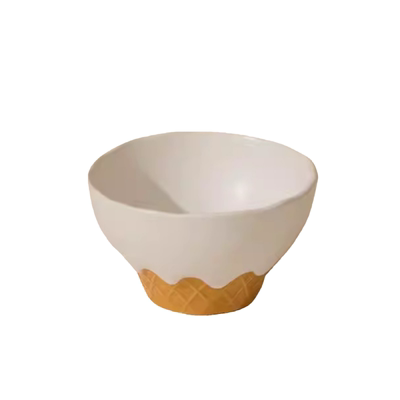 创意冰淇淋陶瓷餐具套装家用碗