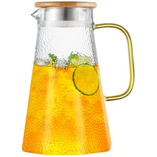 家用冷水壶玻璃凉水壶耐热耐高温凉白开水壶扎壶大容量凉水杯套装