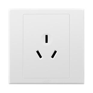 拉伯塔16a空调插座面板开关家用16安三孔大功率热水器专用大三插