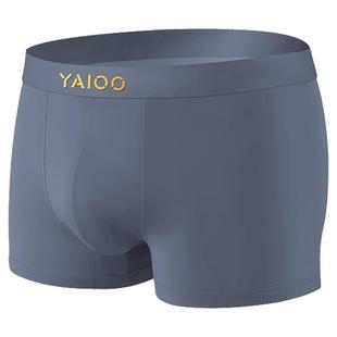 雅鹿男士内裤男生纯棉平角短裤头男款透气四角裤衩抗菌裆2025新款