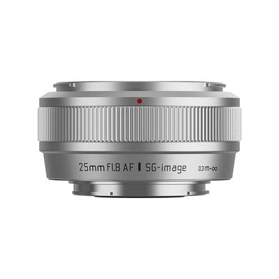 深光AF25mmF1.8银色自动焦镜头