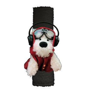 汽车安全带护肩套西高地玩偶公仔车载保护套情侣一对高级感车内饰