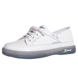 小白鞋女2026新款女鞋休闲真皮牛皮鞋子大码软底女士夏季妈妈皮鞋