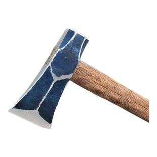 足铁匠轨道钢一体锻打斧头前劈后锤斧身加筋劈柴专用斧子劈柴专用