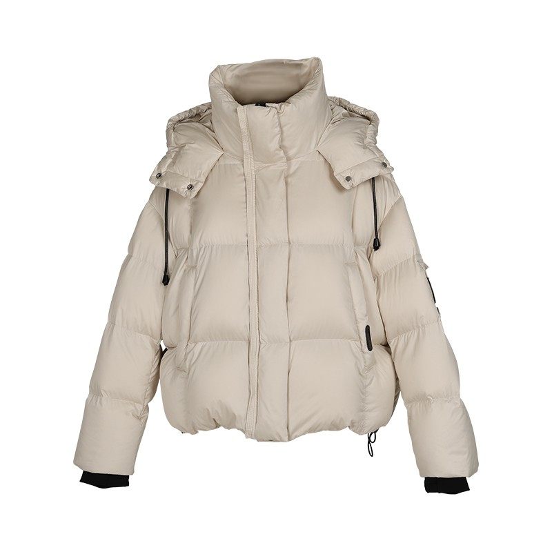鸭鸭正品2025年秋冬新款时尚百搭高级感面包服加厚保暖羽绒服女款