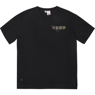 中国李宁x故宫联名系列T恤男女情侣上衣春季宽松运动服