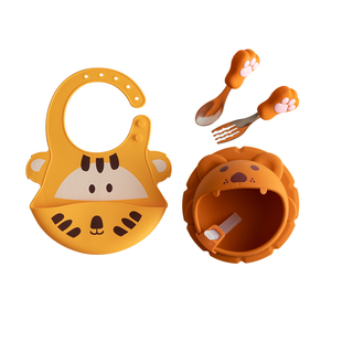 迪迪尼卡辅食碗婴儿保温碗套装米糊米粉宝宝外出吸盘底恒温大嘴碗