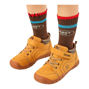 泰兰尼斯童鞋春秋新款黄色运动鞋防滑儿童专业平衡车鞋软底休闲鞋