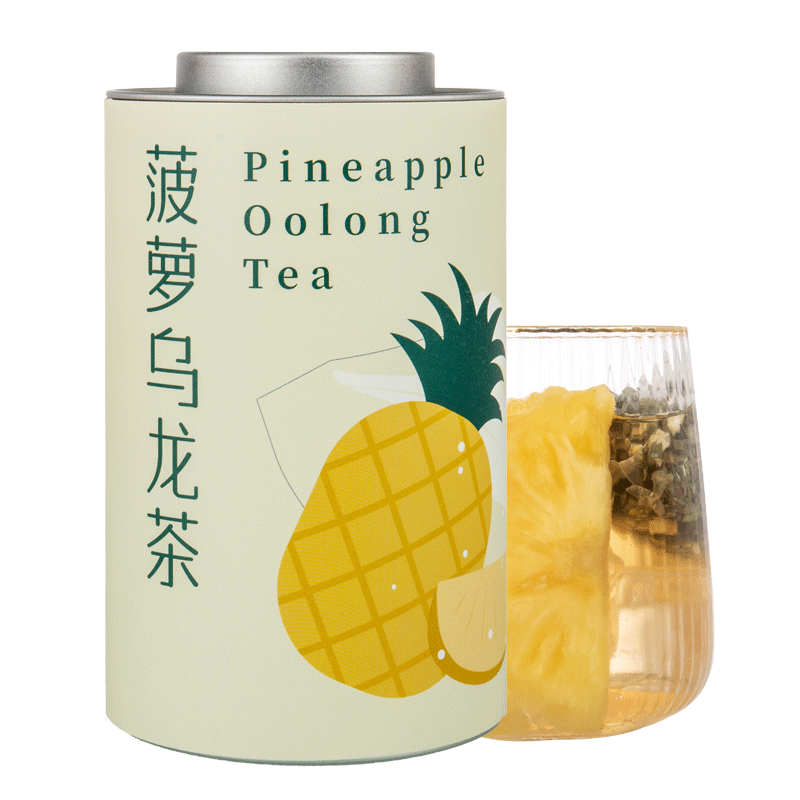 wilitree菠萝乌龙罐装花果茶