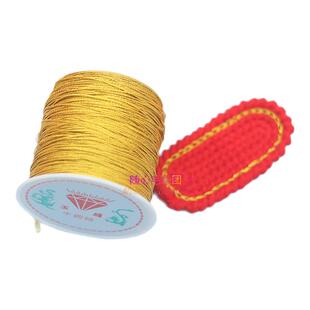 发夹金色配线手工编织金银线36股编绳金丝线diy手绳材料手链绕线