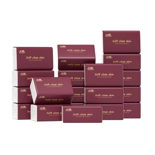 【500张/包】40大包抽纸五层加厚擦手纸餐巾纸加大尺寸面巾纸整箱