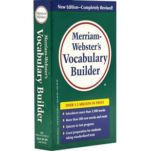 现货 韦小绿韦氏字根词典字典辞典 英文原版进口英语学习词汇工具书 Merriam Webster's Vocabulary Builder可搭单词的力量