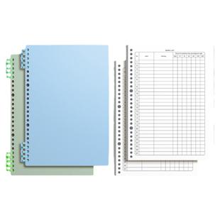 B5活页英语单词本记忆本艾宾浩斯记忆曲线四级六级考研初中高中默写纸背单词记单词笔记本子生词遗忘记背神器