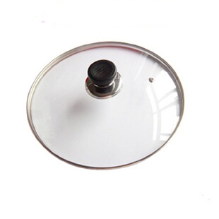 通用炒锅钢化玻璃锅盖盖子可视钢化玻璃盖炒锅汤锅平底锅30cm