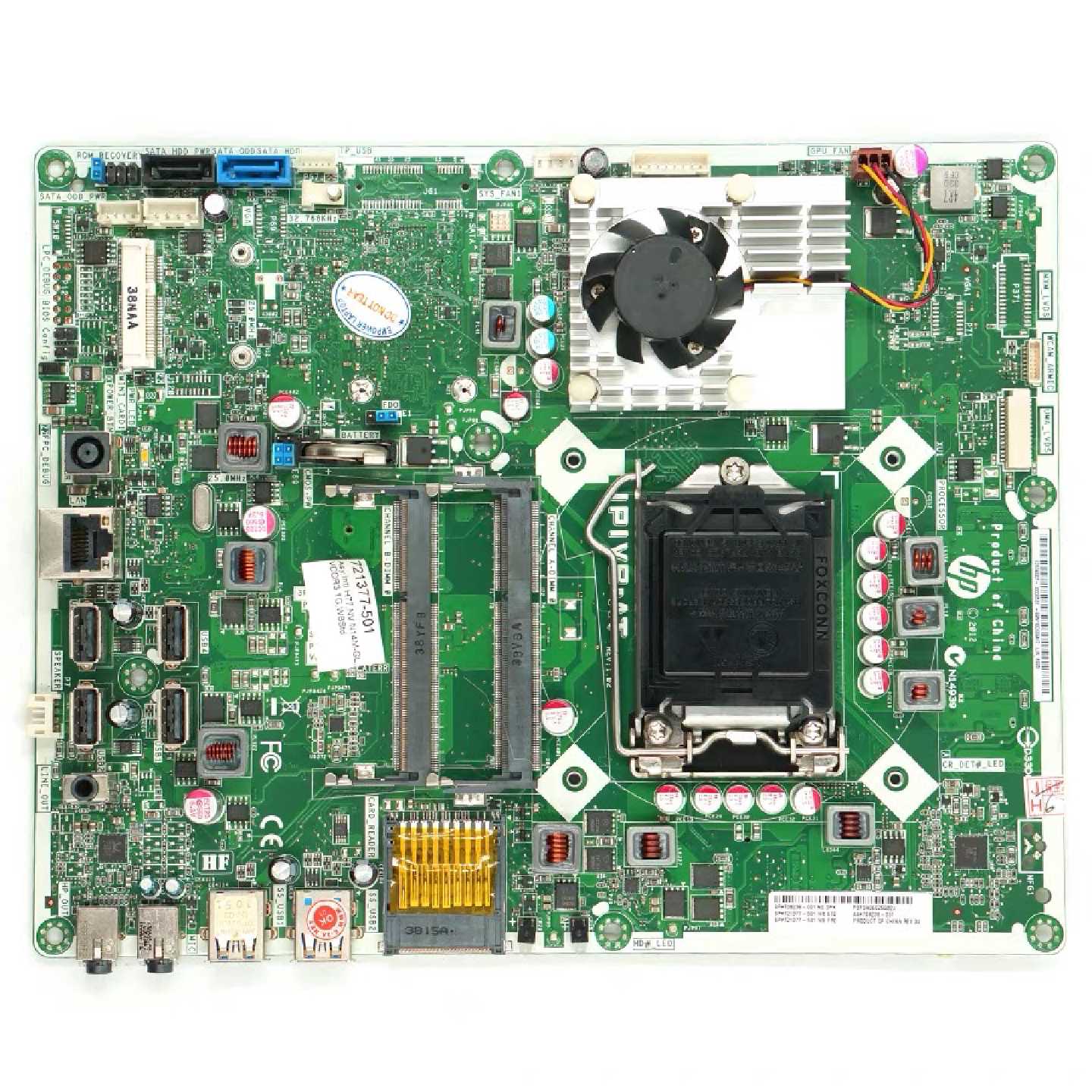 HP Touch Smart 23 一体机主板 IPIVB-AT 独显 708236-001 721377