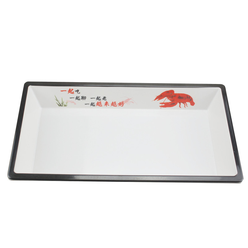 麻辣小龙虾盘子仿瓷商用饭店装虾
