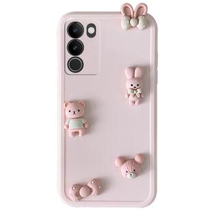 适用于vivos17手机壳女s17pro步步高viv0s17t可爱立体s17e卡通vovis新款por软壳vivis全包防摔套vovos创意vos