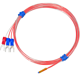 裸露式Pt100温度传感器贴片表面测温探头高精度反应快小铂热电阻